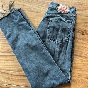 Levi’s Fly straight leg washed denim pants
